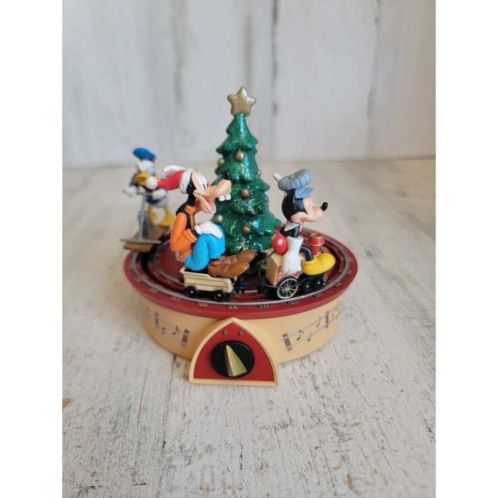 Hallmark vintage Mickey's jingle bell Express ornament Xmas animated Disney